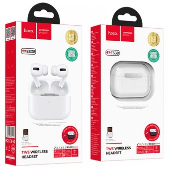  Наушники bluetooth HOCO ES38 Original series apple generation 3 white 